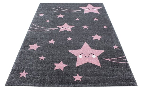 Růžovo-šedý dětský koberec 140x200 cm Kids – Ayyildiz Carpets
