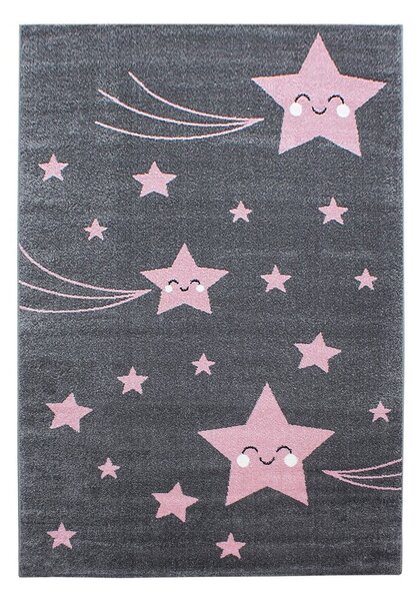Růžovo-šedý dětský koberec 140x200 cm Kids – Ayyildiz Carpets