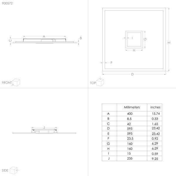 Eglo 900572 - LED RGBW Stmívatelné stropní svítidlo BORDONARA LED/36W/230V + DO