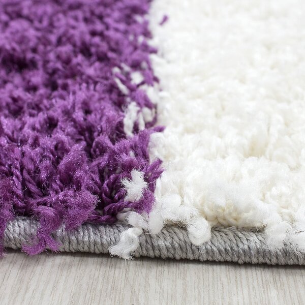 Fialovo-šedý běhoun 80x250 cm Life – Ayyildiz Carpets