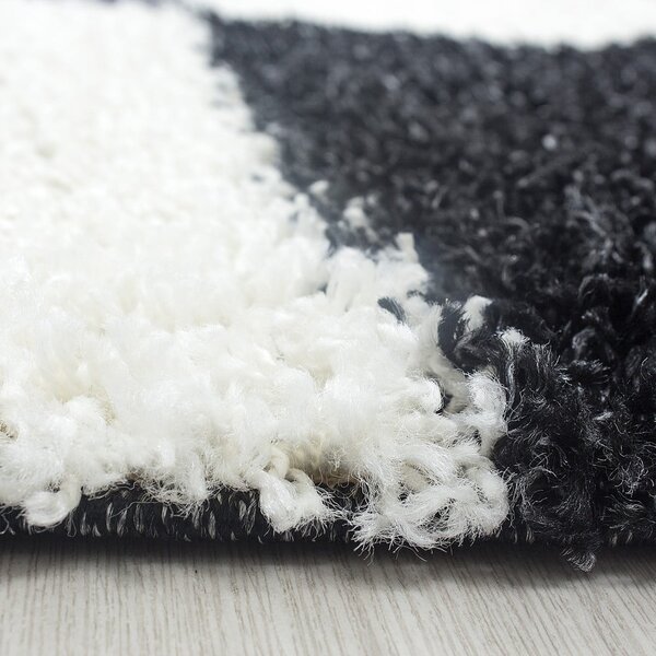 Černo-bílý koberec 80x150 cm Life – Ayyildiz Carpets