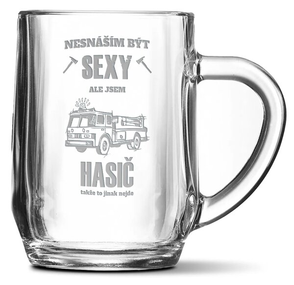 Sablio Půllitr Nesnáším být sexy, ale jsem hasič: 0,5