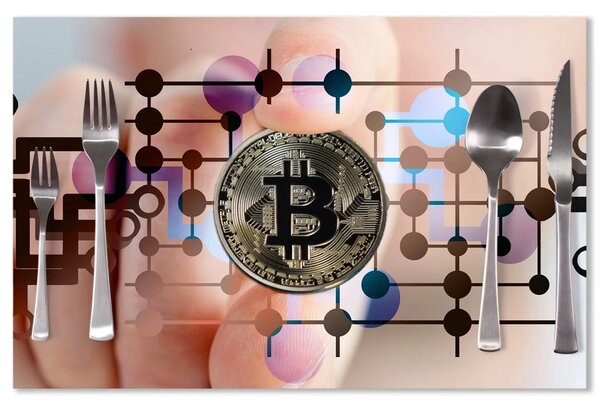 Sablio Prostírání Bitcoin: 40x30cm