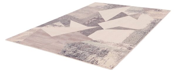 Růžovo-béžový vlněný koberec 133x180 cm Braque alabaster – Agnella