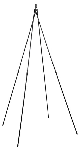Zahradní pergola ve tvaru obelisku, opora pro popínavé rostliny, dekorativní vrchol, 180 cm