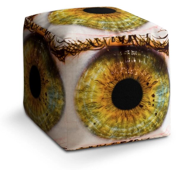 Sablio Taburet Cube Oko - 40x40x40 cm