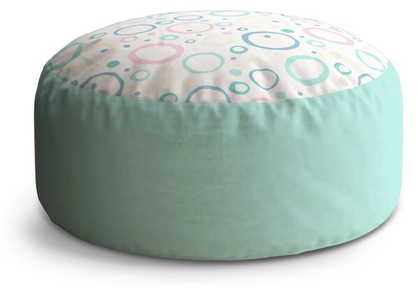 Sablio Taburet Circle Bublifuk: 38x48 cm