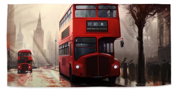 Sablio Ručník Londýn Double-decker 1 - 30x50 cm