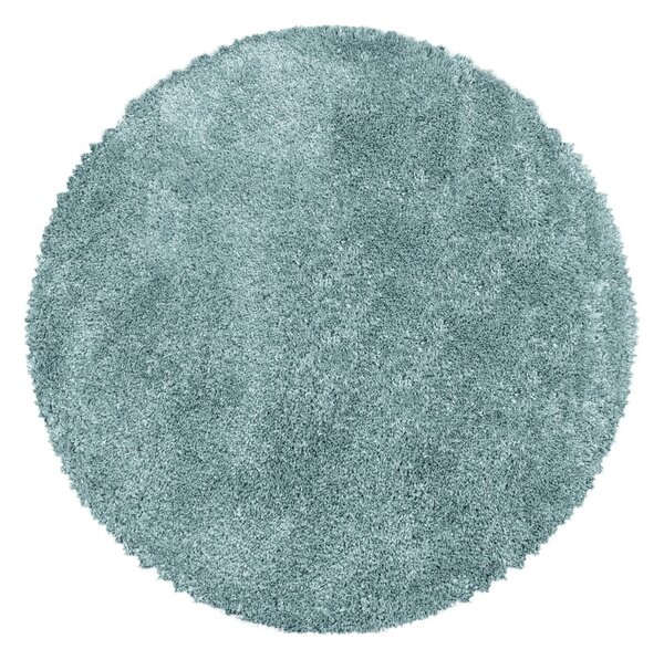 Modrý kulatý koberec ø 80 cm Fluffy – Ayyildiz Carpets