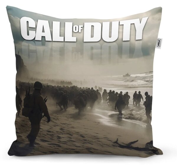 Sablio Polštář Call of Duty Normandie - 40x40 cm
