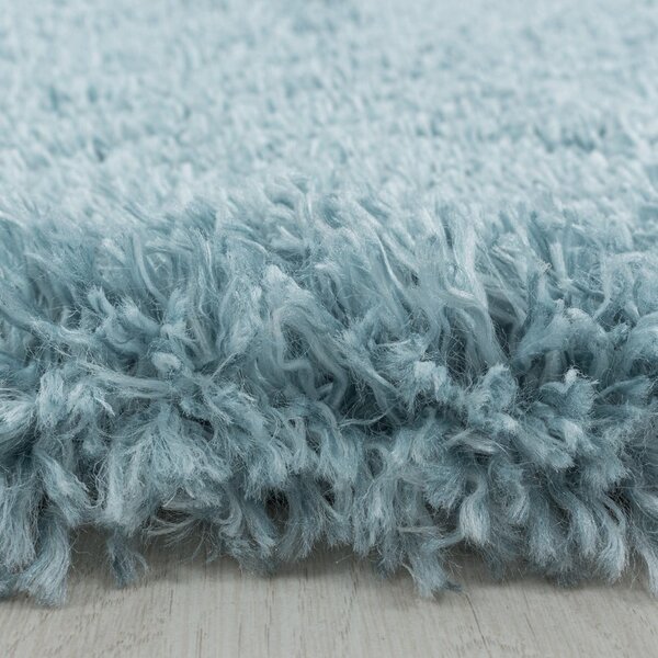 Modrý běhoun 80x250 cm Fluffy – Ayyildiz Carpets