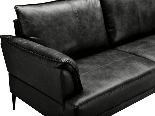 DVOUMÍSTNÁ POHOVKA, černá, pravá kůže MID.YOU - Pohovky, Online Only