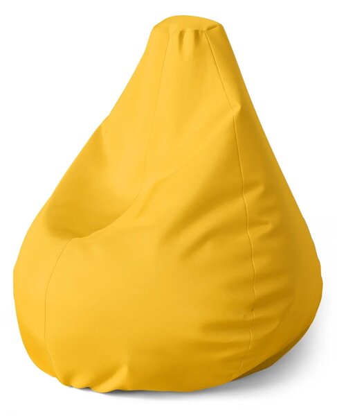 Sablio Sedací vak Pear Žlutooranžová - 70 x 95 x 15 cm
