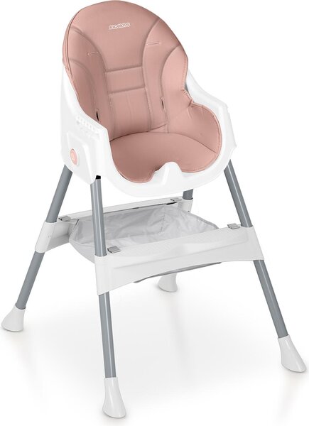 Růžová rostoucí židle na krmení Ricokids Mani pro děti