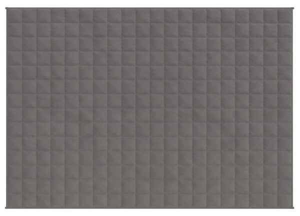 Zátěžová deka šedá 152 x 203 cm 11 kg textil