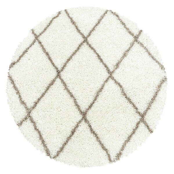 Krémový kulatý koberec ø 120 cm Alvor – Ayyildiz Carpets