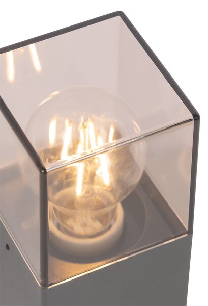 Chytrá průmyslová venkovní stojací lampa antracitová 30 cm vč. WiFi P45 - Dánsko