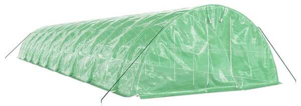 Skleník s ocelovým rámem zelený 90 m² 18 x 5 x 2,3 m