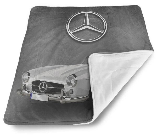 Sablio Deka pro miminko Mercedes-Benz 300 SL Šedé pozadí - 80x100 cm