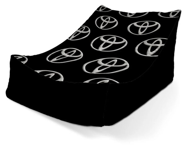 Sablio Sedací vak Lounge Toyota Pattern - 80 x 95 x 50 cm