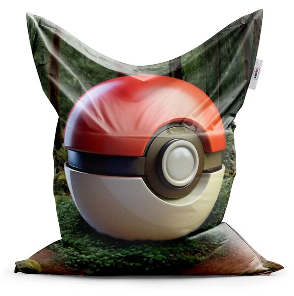Sablio Sedací vak Pokemon ball Les - 150x100 cm
