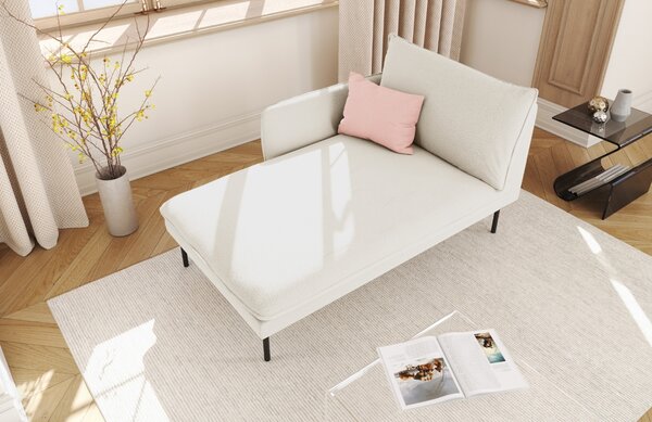 -25 % Dny MOMENTI– Cosmopolitan Design Béžová bouclé lenoška Vienna 170 cm, levá