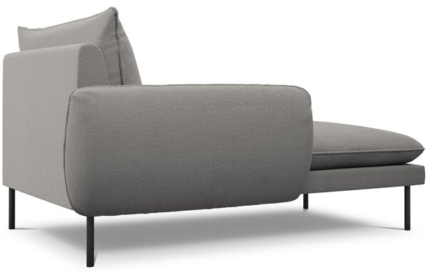 -25 % Dny MOMENTI– Cosmopolitan Design Šedá bouclé lenoška Vienna 170 cm, levá