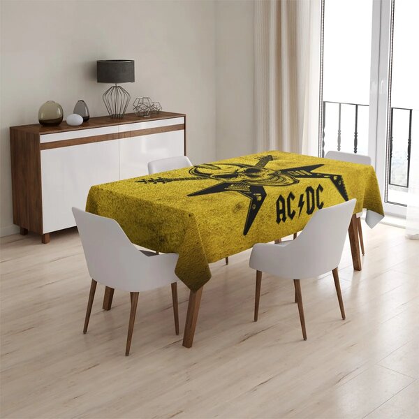 Sablio Ubrus ACDC Lebka - 90x90 cm