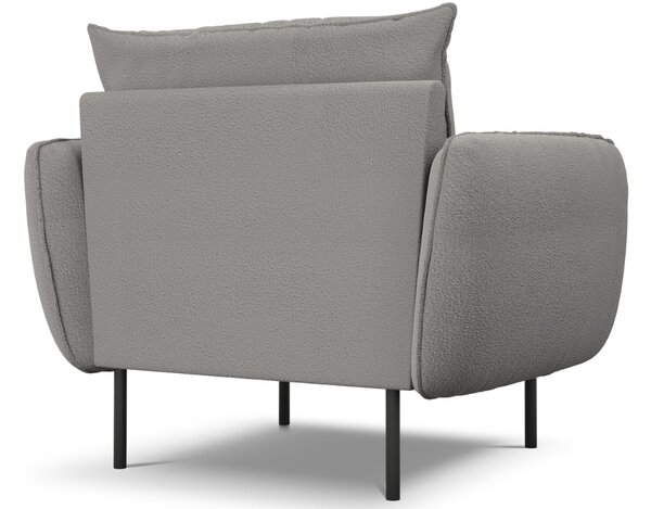 -25 % Dny MOMENTI– Cosmopolitan Design Šedé bouclé křeslo Vienna