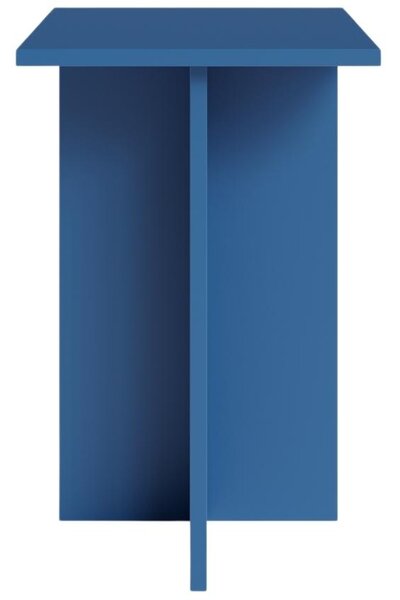 Modrý vysoký odkládací stolek MOJO MINIMAL 39,5 x 39,5 cm