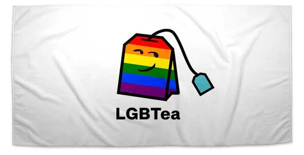 Sablio Ručník LGBT Tea - 30x50 cm