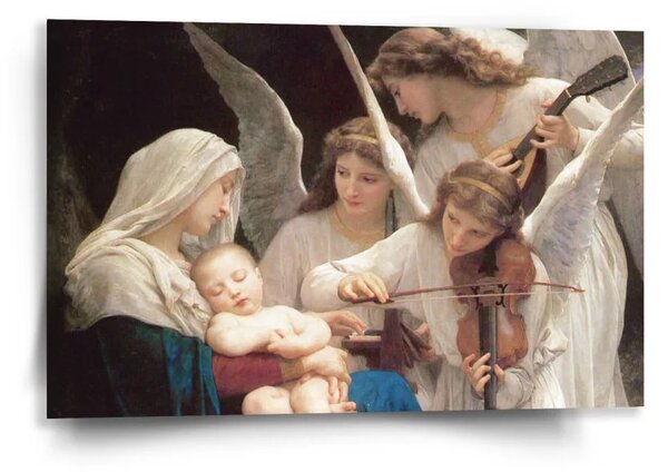 Sablio Obraz Panna s anděly - William-Adolphe Bouguereau - 60x40 cm