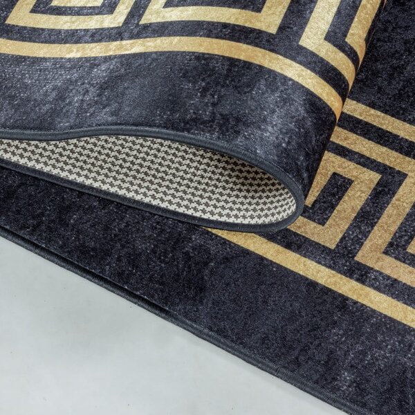 Antracitový pratelný koberec 120x170 cm Fiesta – Ayyildiz Carpets