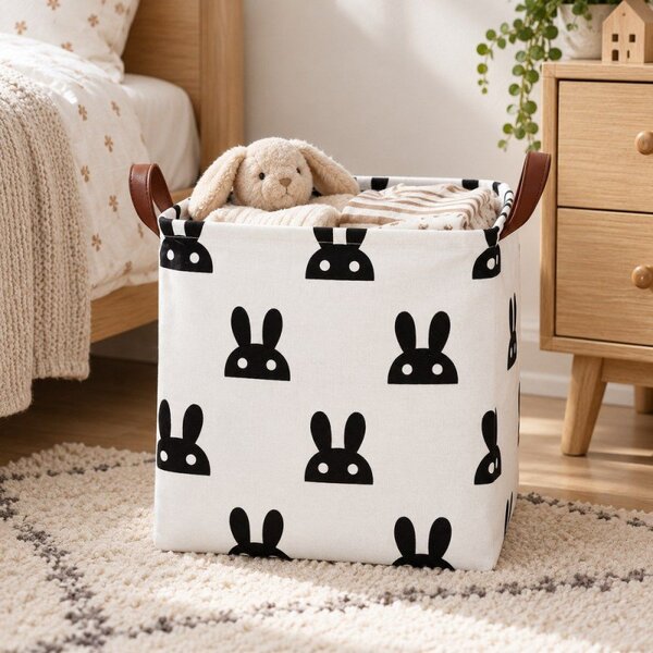 Úložný box 36 l SPRINGOS HA0107 bílo-černý