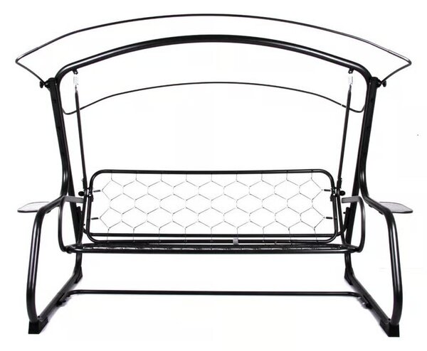 Zahradní houpačka Ravenna Black Editon s bočními stolky H024-04IB PATIO 448629