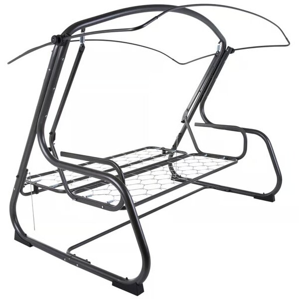 Zahradní houpačka Ravenna Black Editon s bočními stolky H024-07IB PATIO 448628