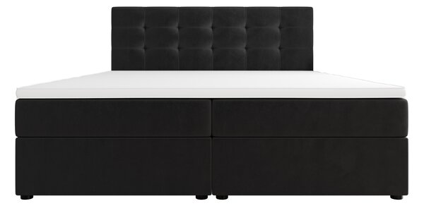 Manželská postel s úložným prostorem 140x200 STIG 5 - tmavě šedá