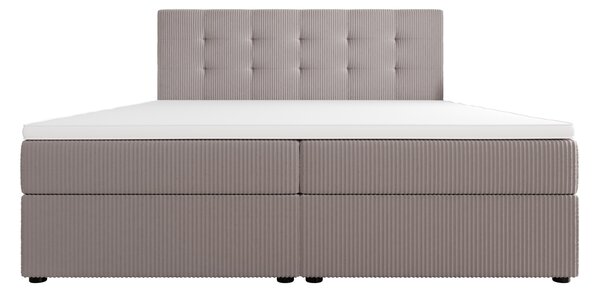 Manželská postel s úložným prostorem 140x200 STIG 5 - světle hnědá
