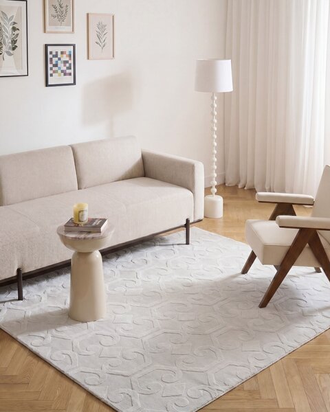 Koberec GANNETT Taupe 160 x 160 cm