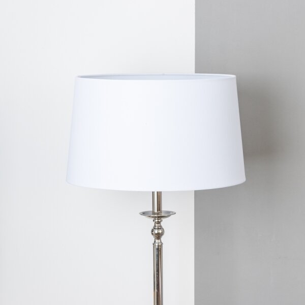 Brilagi - LED Stojací lampa CERIA 1xE27/60W/230V pr. 45 cm lesklý chrom/bílá