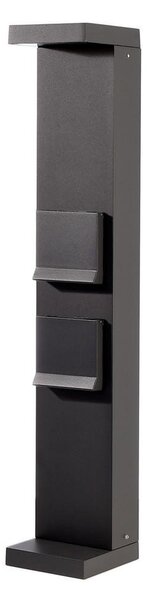IMPR 733071 Deko-Light sloupek se zásuvkami Lerna 600 7,4W 3000/4000K 237lm 120mm tmavěšedá IP65 - DEKOLIGHT