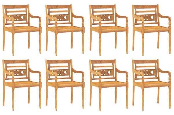 9dílný zahradní jídelní set masivní teakové dřevo