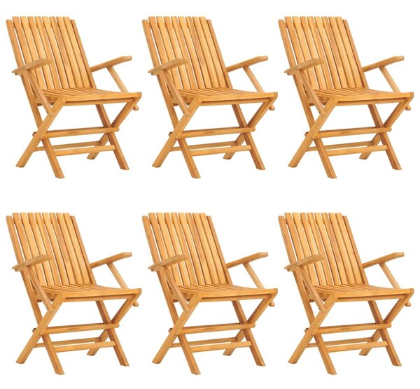 7dílný zahradní jídelní set masivní teakové dřevo