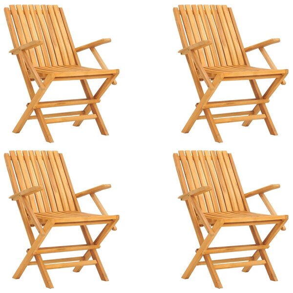 5dílný zahradní jídelní set masivní teakové dřevo