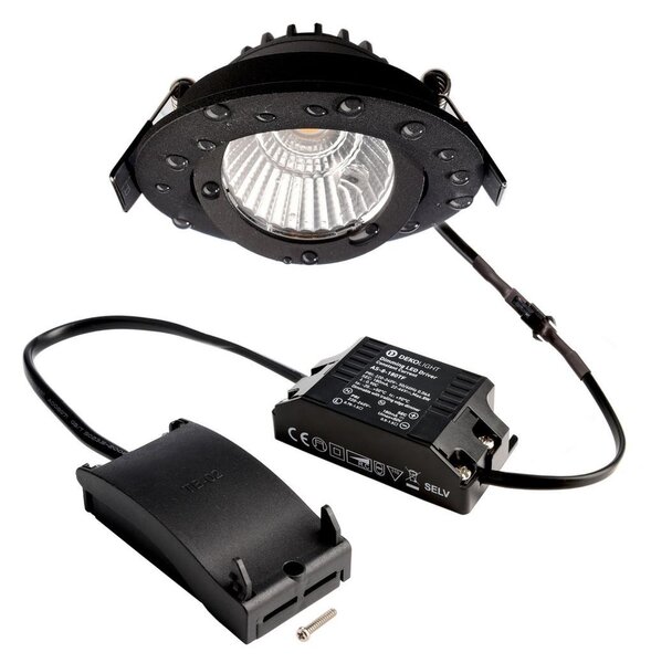IMPR 565390 Deko-Light stropní vestavné svítidlo, Dione IP, 8,5 W, DIM, 2700 K, 220-240V 750 lm černá