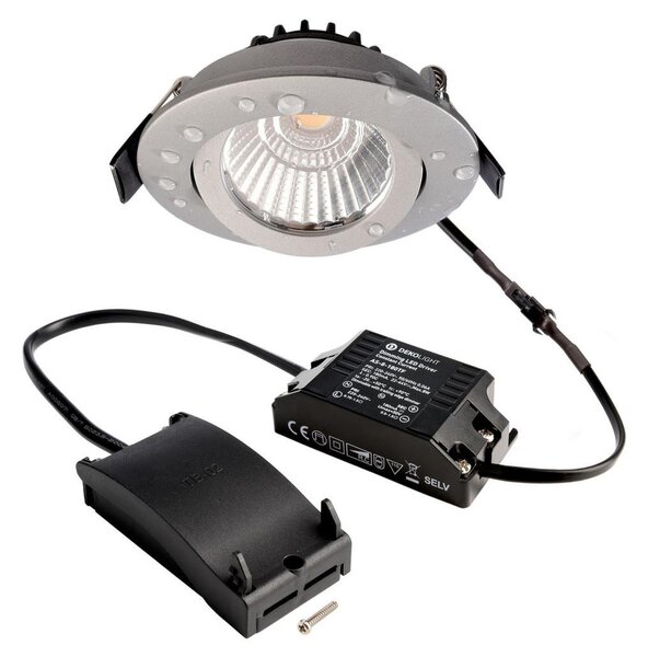 IMPR 565404 Deko-Light stropní vestavné svítidlo, Dione IP DTW, 8,5 W, DIM, 1800/3000 K, 220-240V 480 lm stříbrná