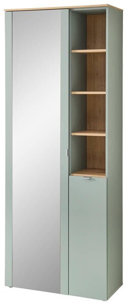 SKŘÍŇ NA ODĚV, šalvějově zelená, dub artisan, 78/202/38 cm Xora - Šatní skříně, Online Only