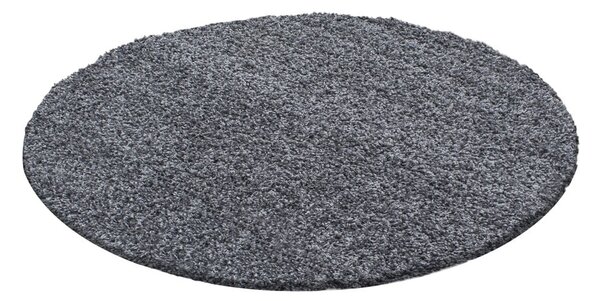Tmavě šedý kulatý koberec ø 160 cm Life – Ayyildiz Carpets