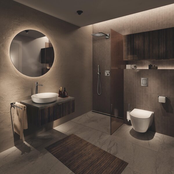 Grohe Skate Cosmopolitan S splachovací tlačítko pro WC Brushed Hard Graphite 37535AL0