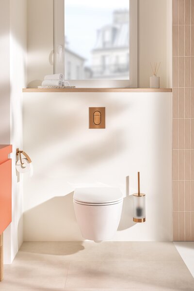 Grohe Arena Cosmopolitan S splachovací tlačítko pro WC Brushed Warm Sunset 37624DL0